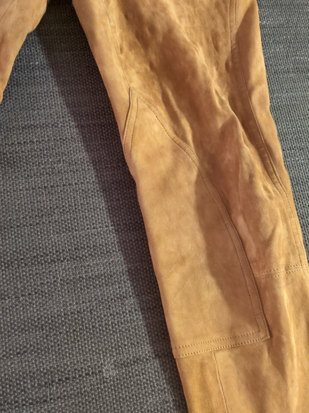 Suede Riding Breeches in Tan Ralph Lauren - Picture 4 of 16